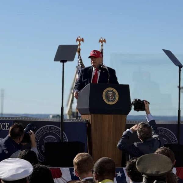 WATCH LIVE: President Trump Announces New Navy Shipyard in Sparrows Point, Maryland&hellip;