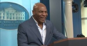 (VIDEO) Mike Tyson Speaks to Reporters within the White House Briefing Room Before Going to New York Rally with Trump, Says He Thinks “Trump is Going to Win” Midterms