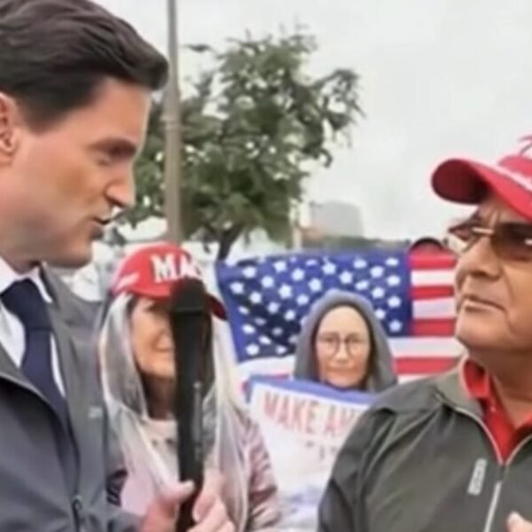 LOL! Trump Rallygoer in Texas Calls Fox News Fake Straight to Lucas&hellip;