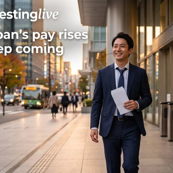 Japan actual wages rise for eighth straight month, backing case for BOJ…