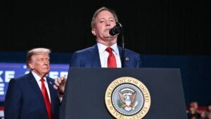 Ken Paxton questions Talarico’s absence at Trump’s San Antonio rally
