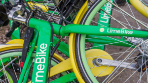 Bike rental firm Lime says individuals are not supposed to make use of their bikes for jousting