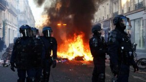 France’s Macron criticizes ‘political and seditious acts by ultra-left teams’