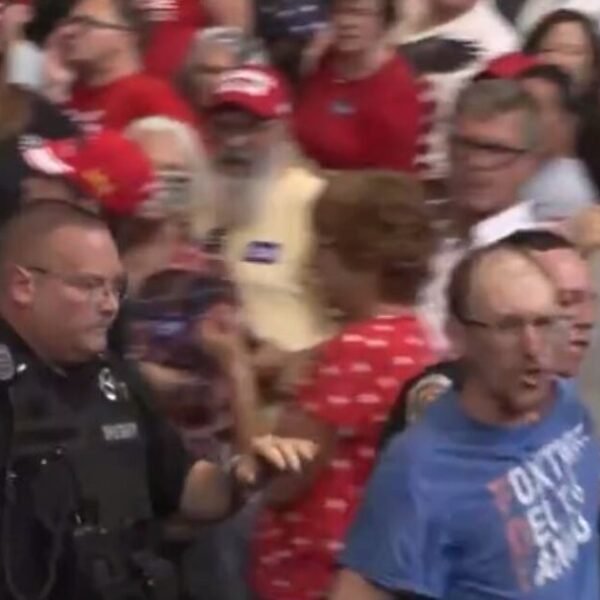 “Really Unattractive” Leftist Gets Clocked After Screaming at Trump at Rally –…