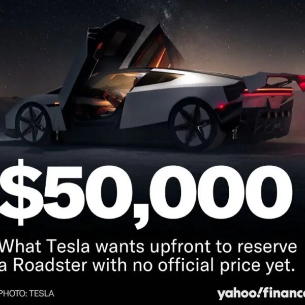 Tesla unveils thruster-powered Roadster with $50,000 deposit, manufacturing slated for 2028