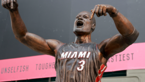 Miami Heat unveil ‘enhanced’ Dwyane Wade statue after unique sculpture went viral for flawed causes