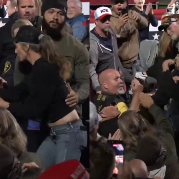 WATCH: Multiple Protesters Hauled Out of Trump Rally Again as Crowd Chants…